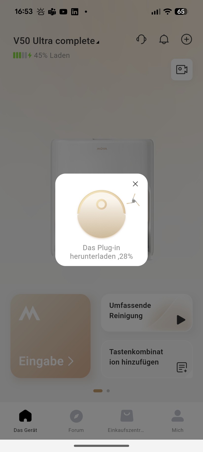 Mova V50 Ultra Complete – App