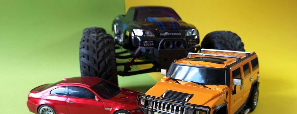 Die kleinen Fahrzeuge sind reines Spielzeug. Bei großen und schnellen RC-Autos ist die Verfügbarkeit von Ersatzteilen wichtig.