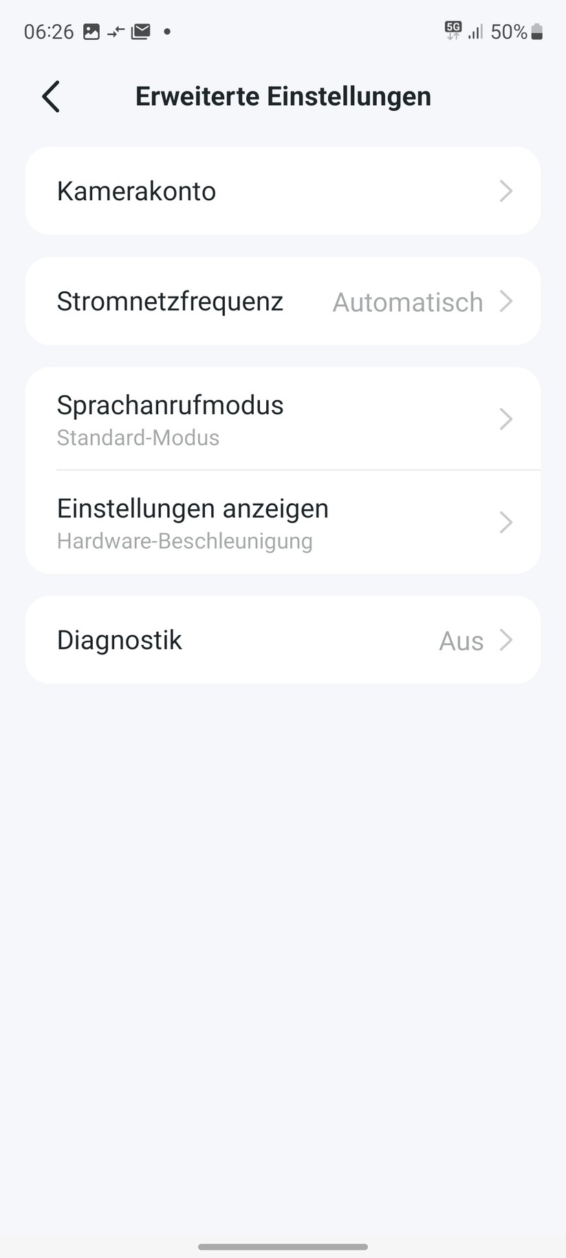 TP-Link Tapo C225: Einstellungen