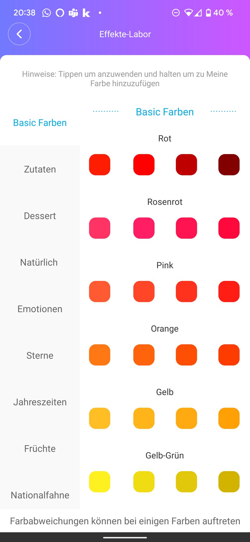 Govee App Screenshots