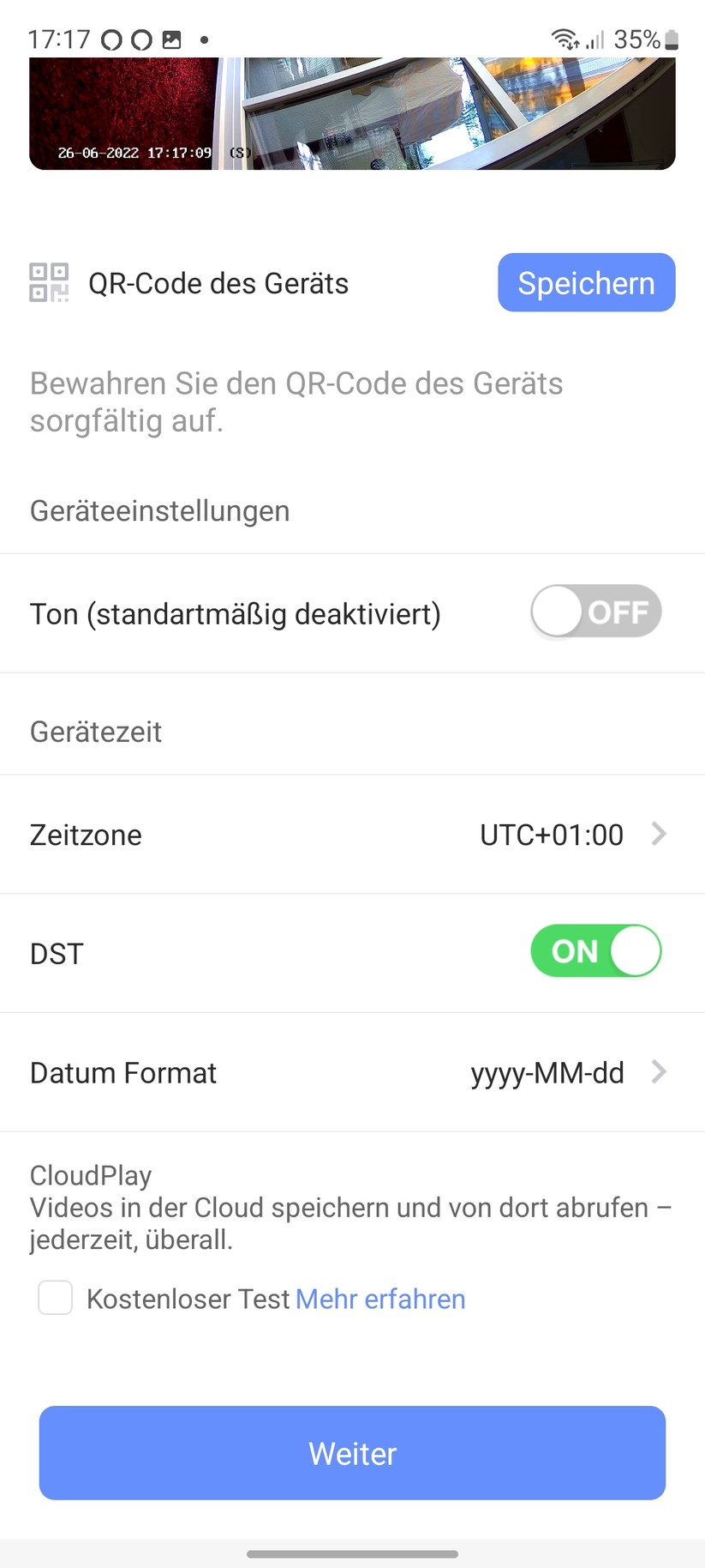 Ezviz Elife 2K+ (BC1C): App