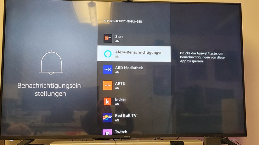 Fire TV Cube 2022: Einstellungen