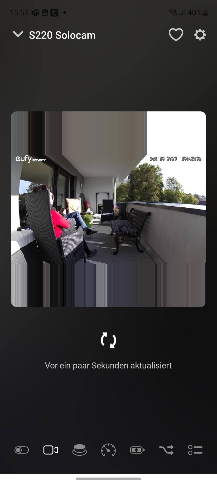 Eufy Solocam S220: Integration in Homey Pro