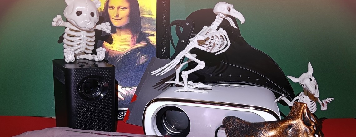 Beamer eignen sich prima für Halloween