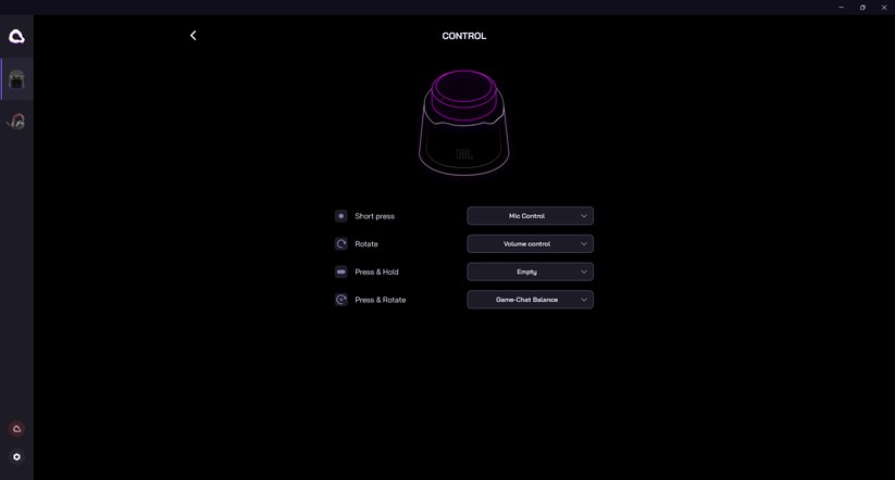 JBL Quantum 950 - Bilder App