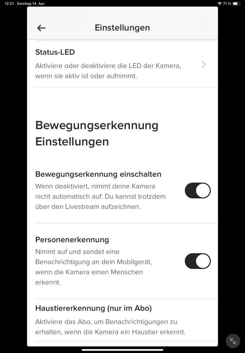 Yale Smart Outdoor Camera: Einrichtung und Einstellungen
