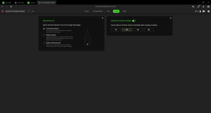 Razer Blackshar V3 Pro - Bilder App 