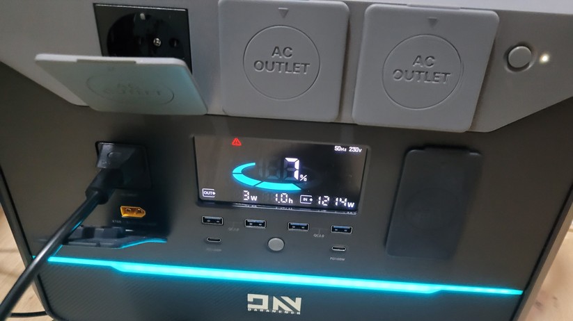 Powerstation Daranener Neo 1500 Pro mit 1382 Wh Kapazität und 1800 Watt Leistungsabgabe