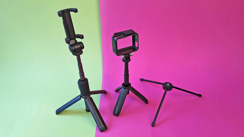 Ist kein Standfuß integriert, sollten die Selfie Sticks zumindest über ein Stativgewinde verfügen.