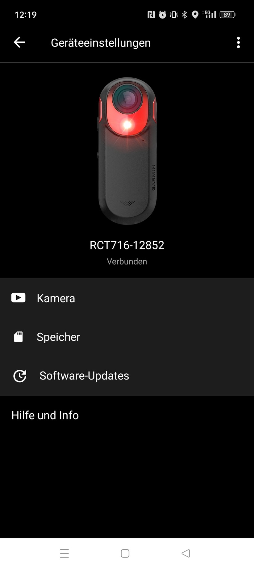 Garmin Varia RCT716 Rücklicht