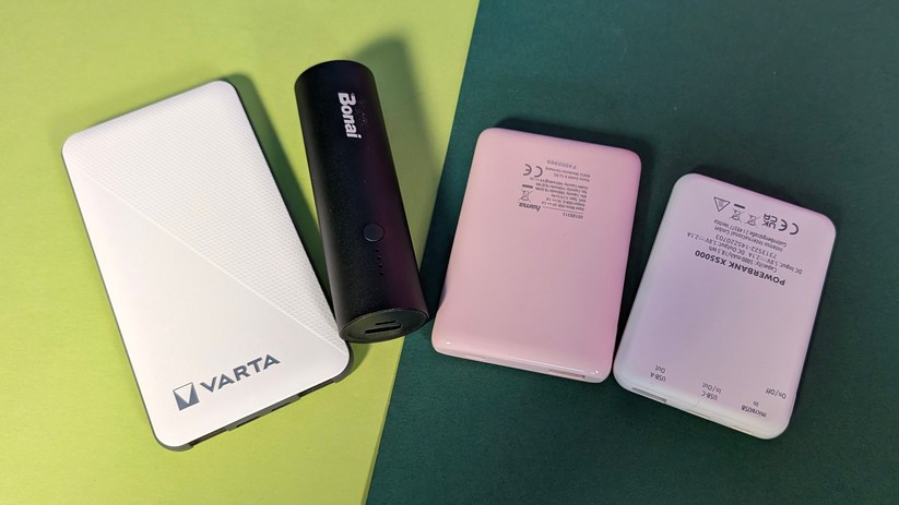 Powerbanks bis 10 Euro mit unterschiedlicher Akkukapazität