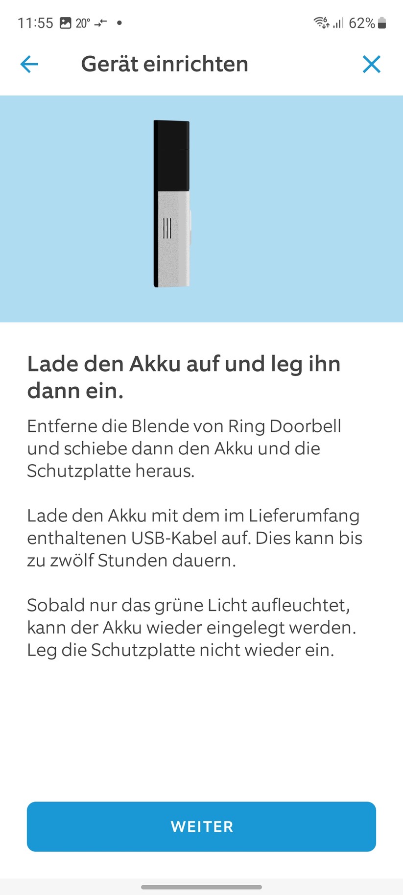 Ring Battery Video Doorbell Plus: App, Setup, Einstellungen