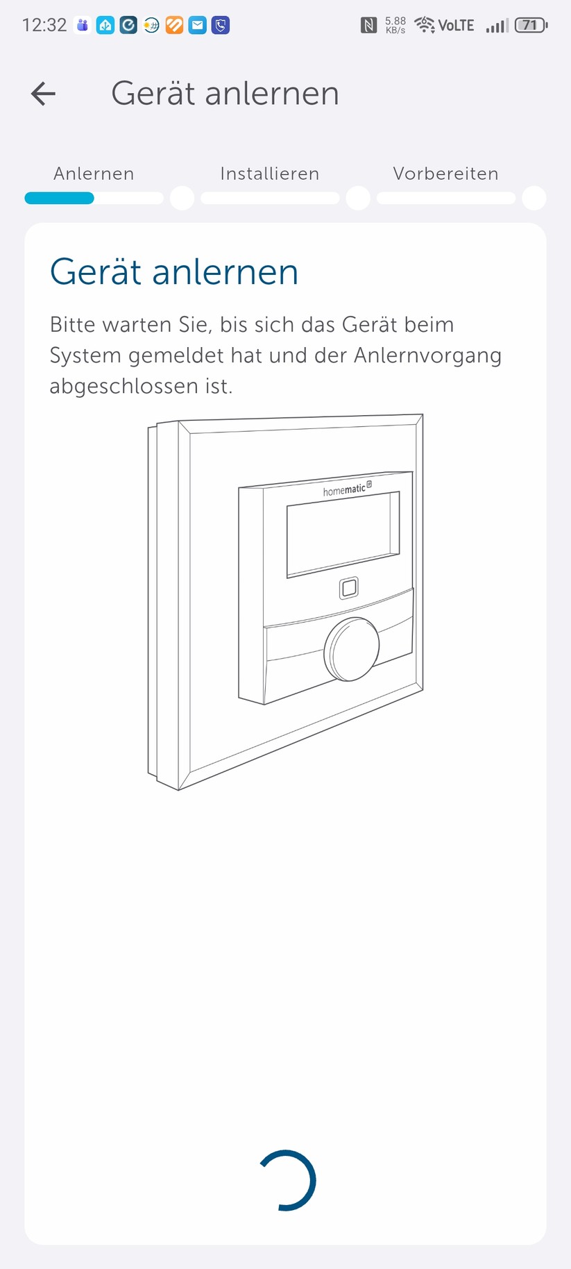 Homematic IP BWTH: Set-up mit App