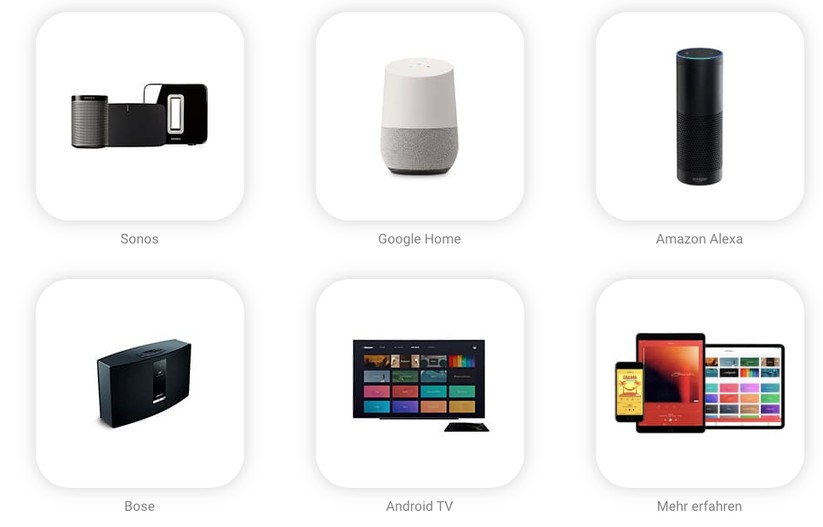 Selbst mit Apple Homepod ist Deezer kompatibel.