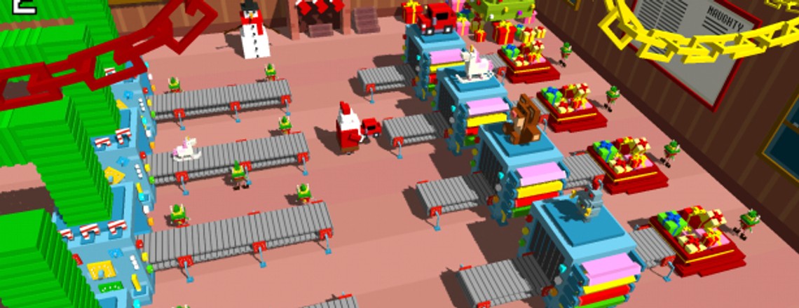 Santa's Toy Factory: weihnachtliches Spiel
