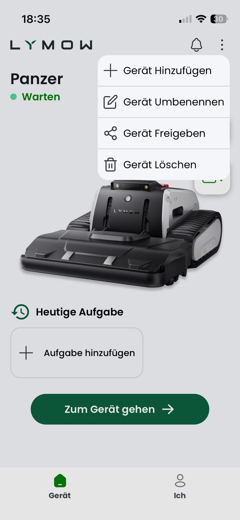 Grundsätzlich bietet die App viele Möglichkeiten, ohne so intuitiv und umfangreich wie bei Segway oder Mammotion zu sein. Vor allem Einstellungsmöglichkeiten bei der Hinderniserkennung haben wir stark vermisst.