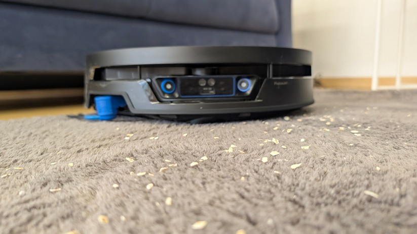 Ecovacs X12S Omnicyclone – Teppich-Reinigung: Vorher vs. Nachher