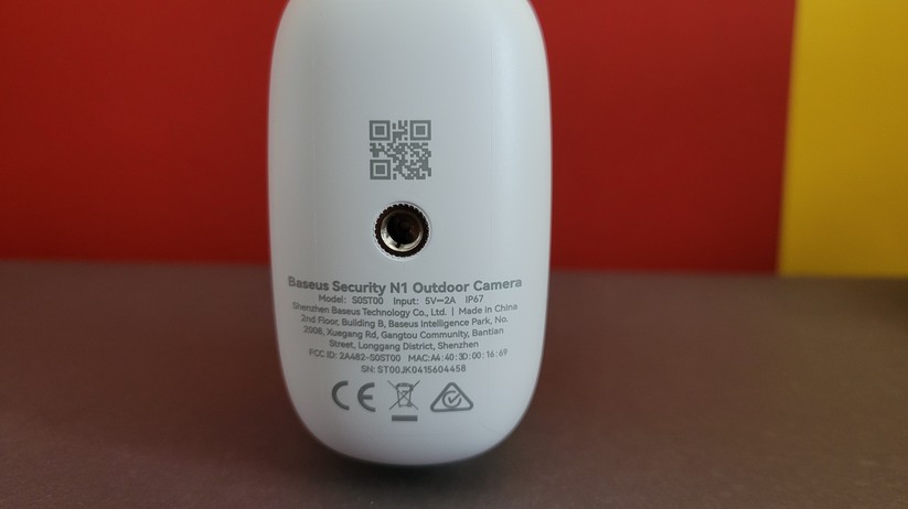 Baseus N1 Outdoor: 2K-Überwachungskamera mit Akku & WLAN, Personenerkennung und lokalem Speicher