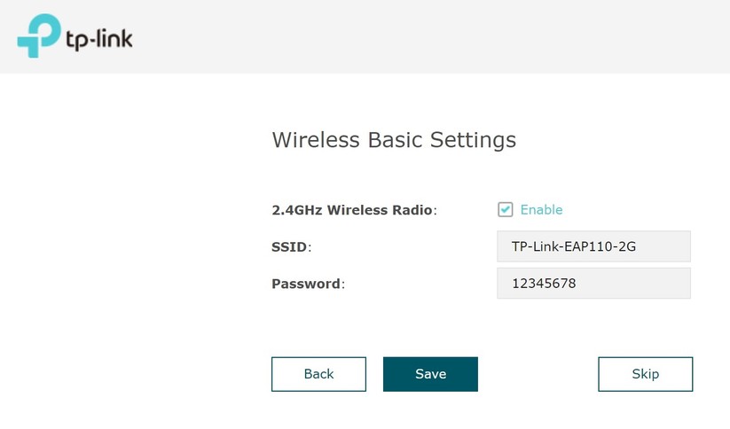 TP-Link EAP110 Outdoor N300 - Konfiguration