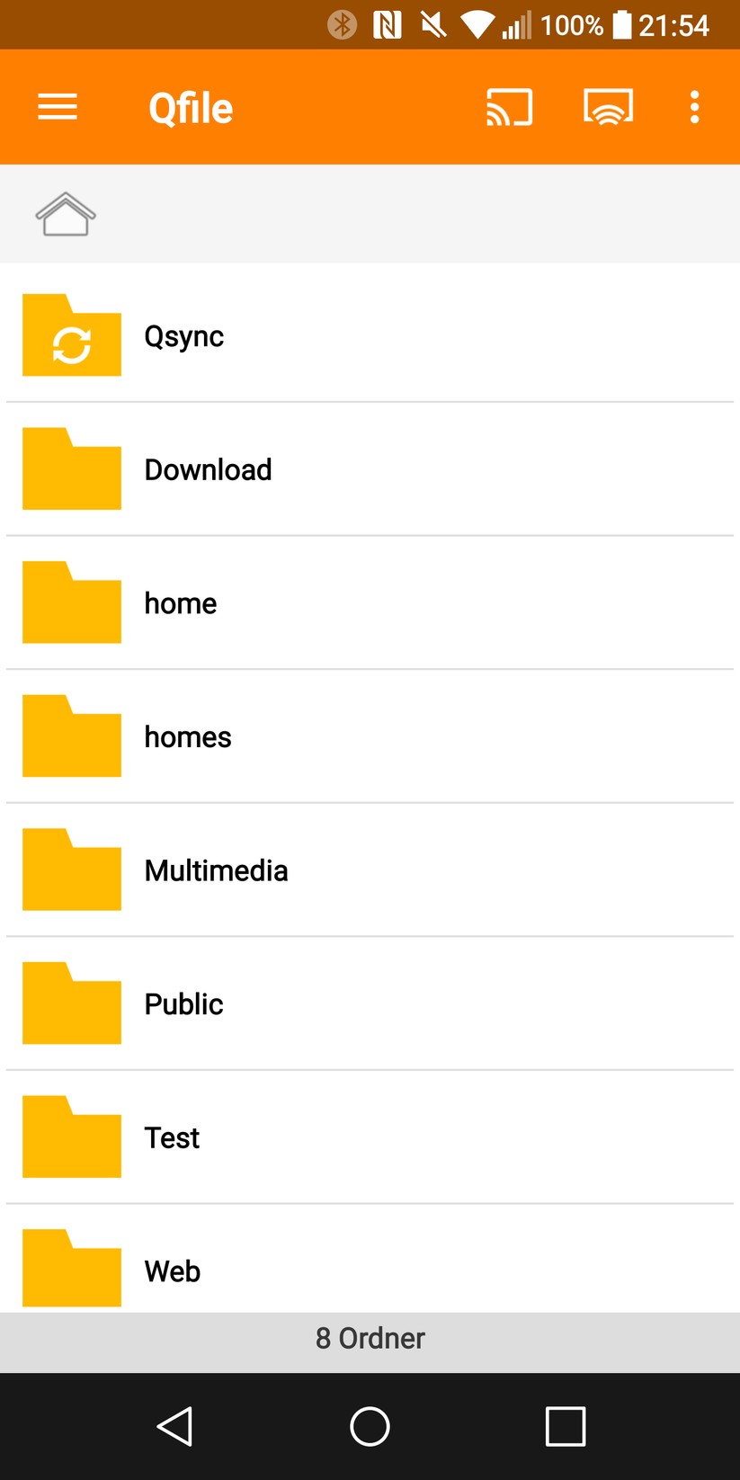 Bedienung per QNAP-App
