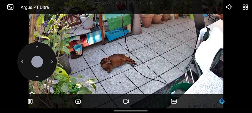 Reolink Argus PT Ultra: Dank hoher Auflösung Reserven beim Zoom.