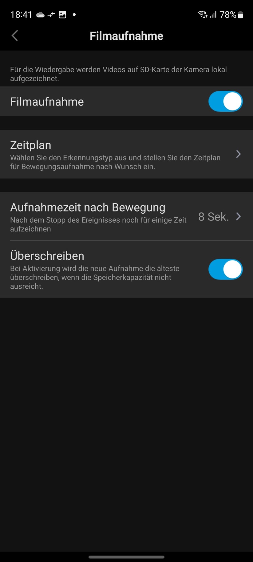 Reolink Argus PT Ultra: Einrichtung und Einstellungen mit mobiler App