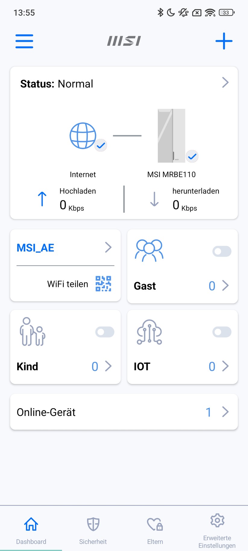 MSI Roamii BE Pro – Einrichtung & App