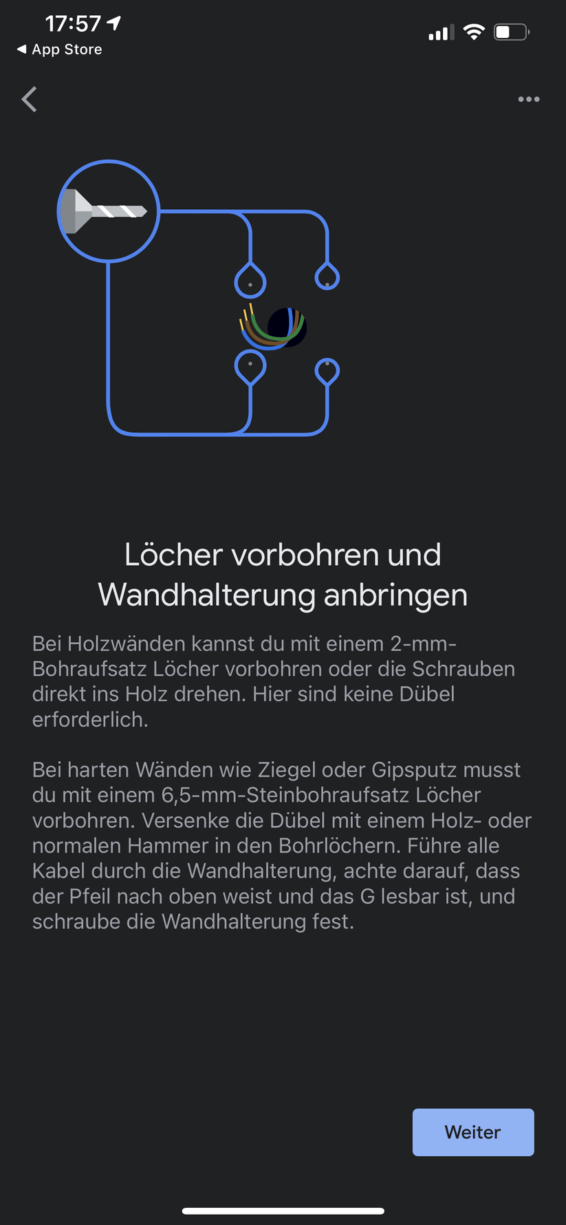 Google Home App für Nest Floodlight 