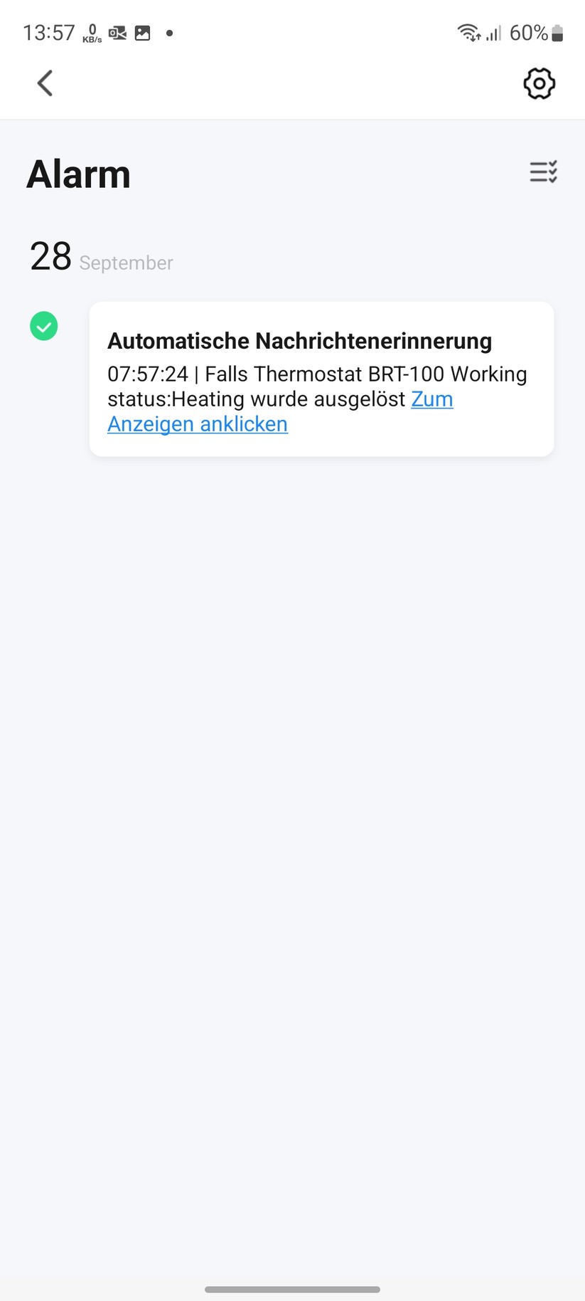 Heizkörperthermostat Moes BRT-100: App