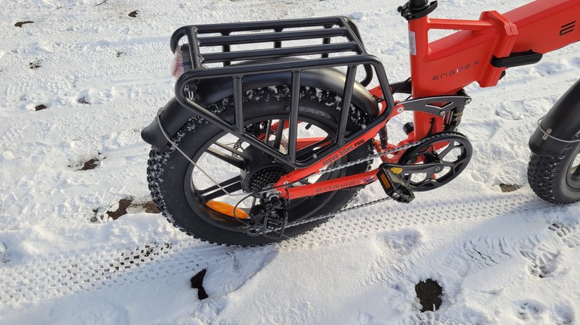  Faltbares E-Fatbike mit Doppelfederung und ergonomischer Sitzposition