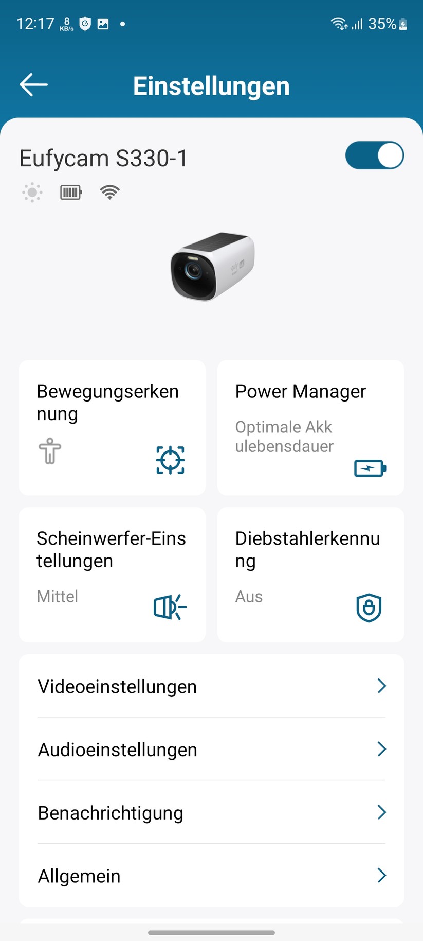 Eufycam 3 (S330) mit Homebase 3 (S380): Einrichtung und Einstellungen mit der App