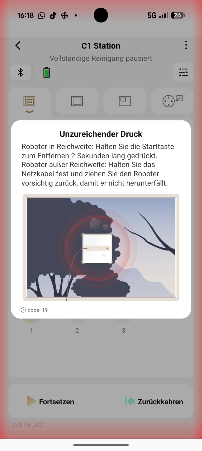 Dreame C1 – App & Einrichtung