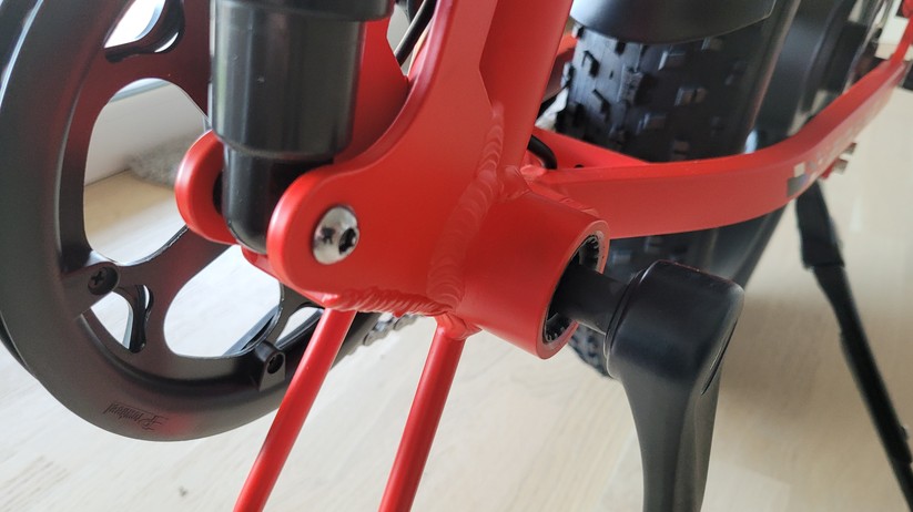  Faltbares E-Fatbike mit Doppelfederung und ergonomischer Sitzposition