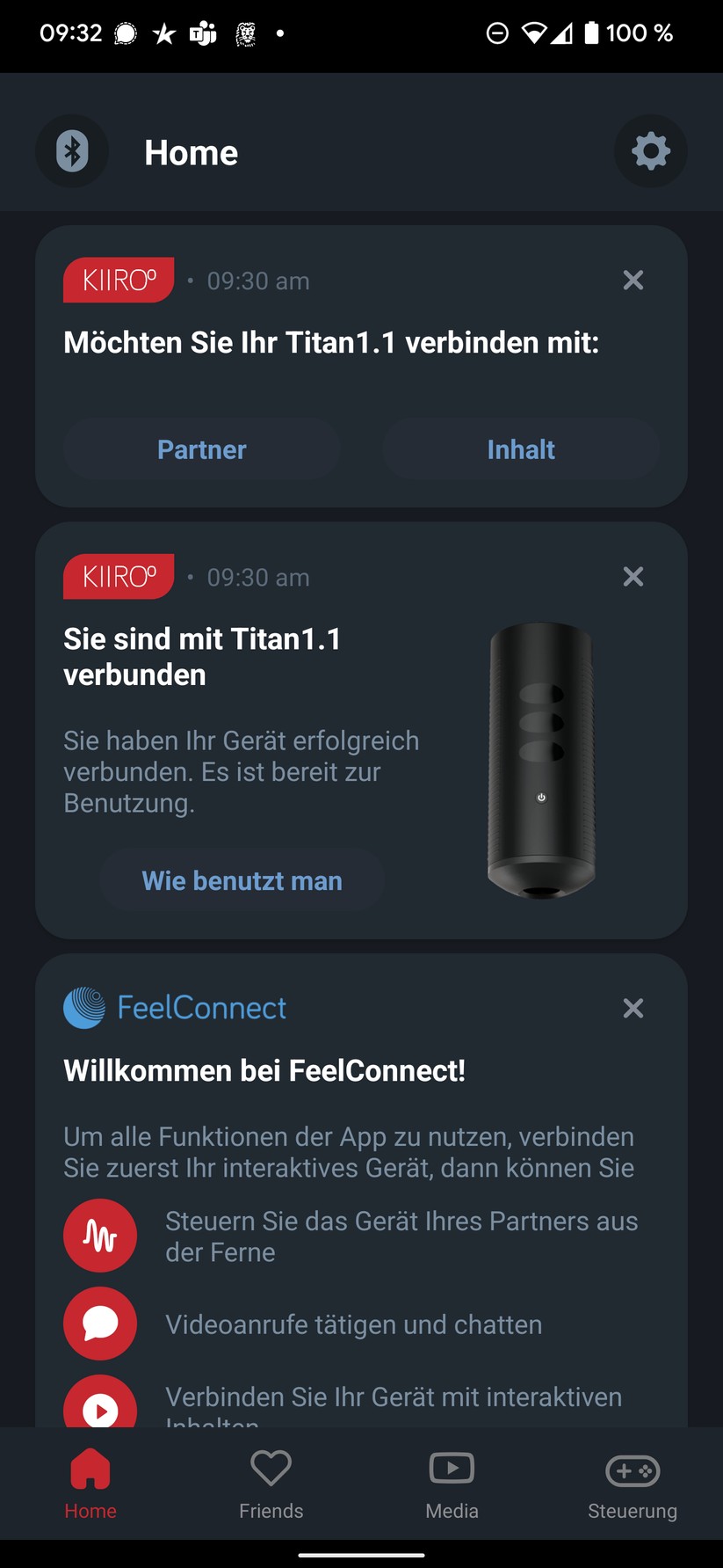 Feelconnect 3: So sieht die App aus