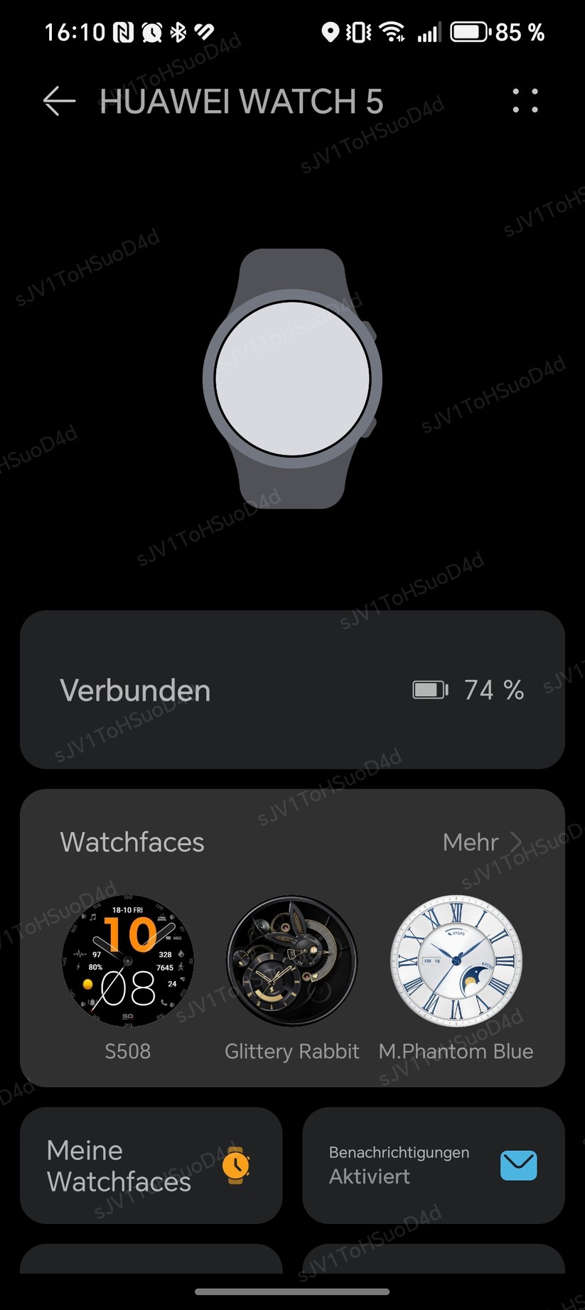 Huawei Watch 5 - Health App