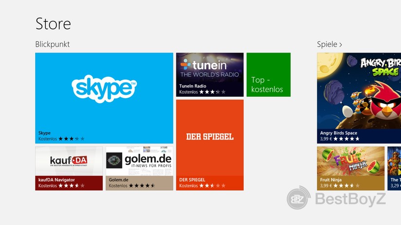 Windows Store in Windows RT