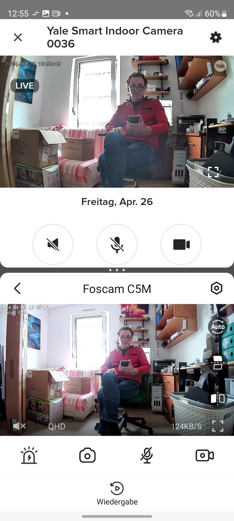 Foscam C5M 3K: Inbetriebnahme mit Foscam-App