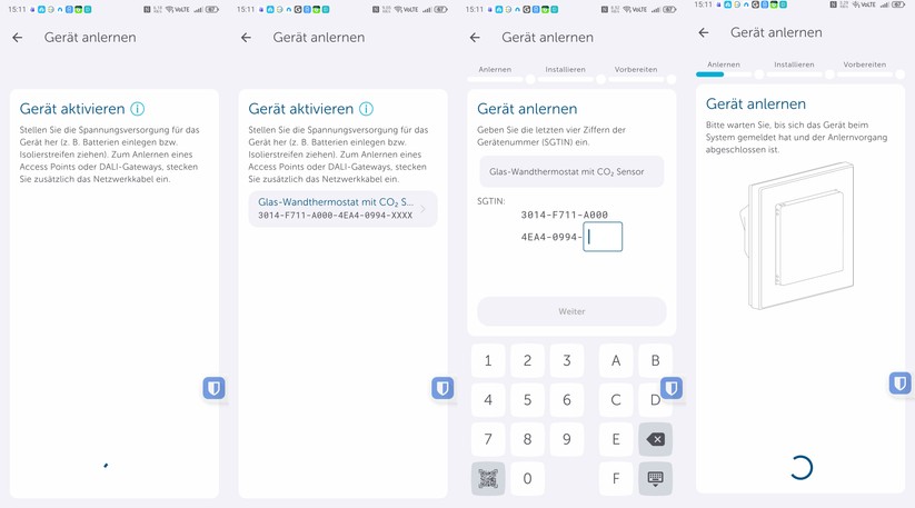 Inbetriebnahme mit Homematic-IP-App