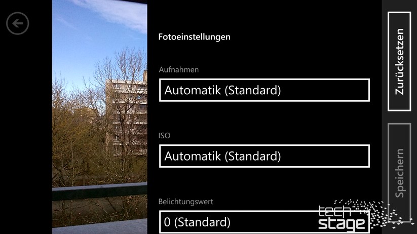 Kamera von Windows Phone 8