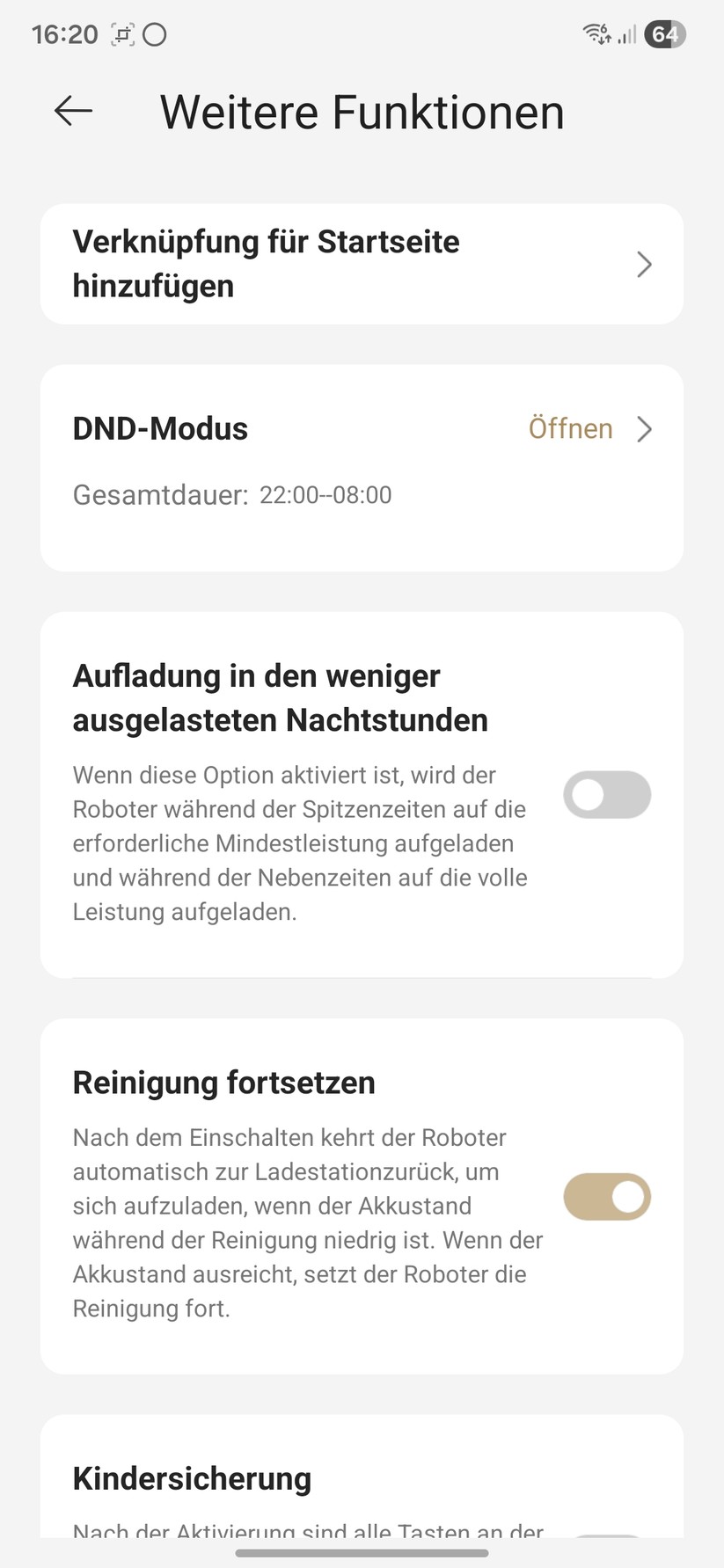 Mova P50 Ultra – App