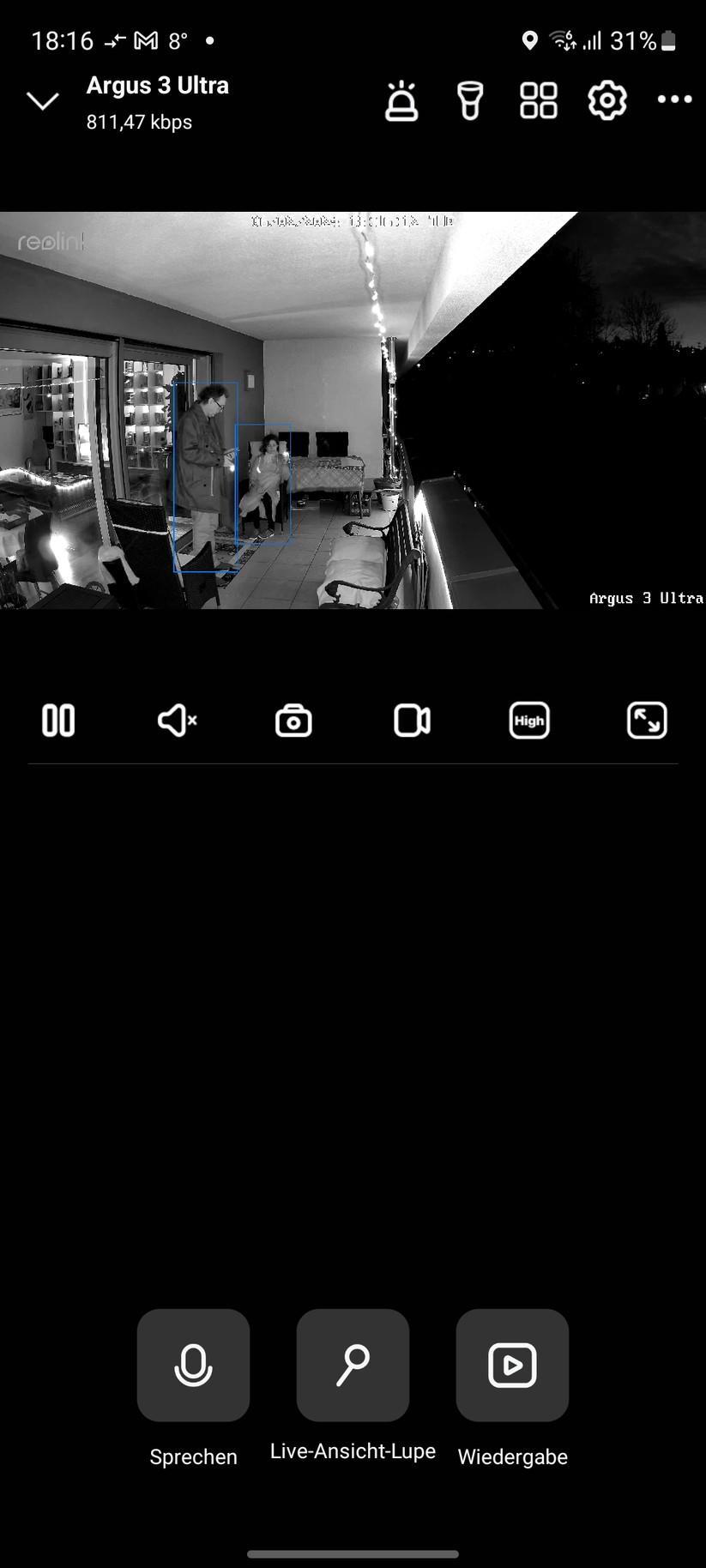 Reolink Argus 3 Ultra: Testaufnahmen
