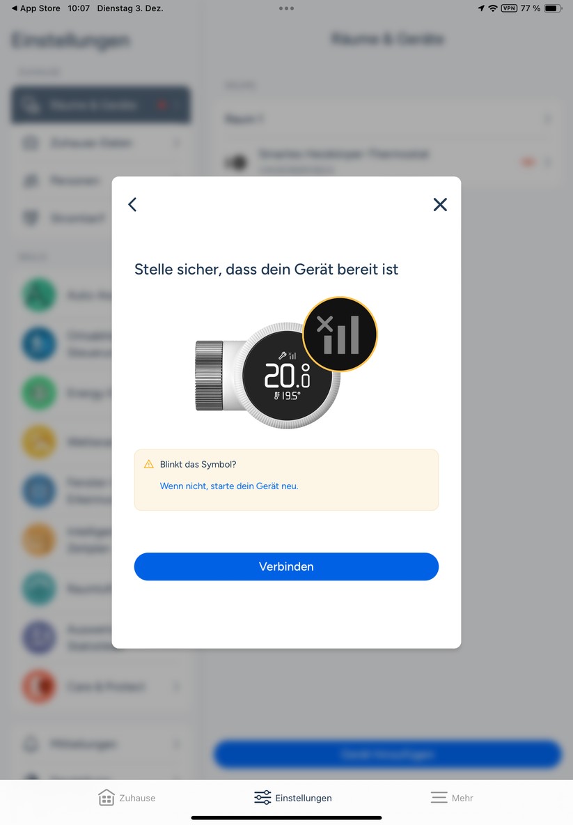 Die Tado-App sieht nicht nur schön aus, sondern bietet auch Verlaufsgrafiken für Temperatur und Heizperiode. Außerdem lässt sie sich einfach bedienen. Heizpläne sind im Handumdrehen erstellt.