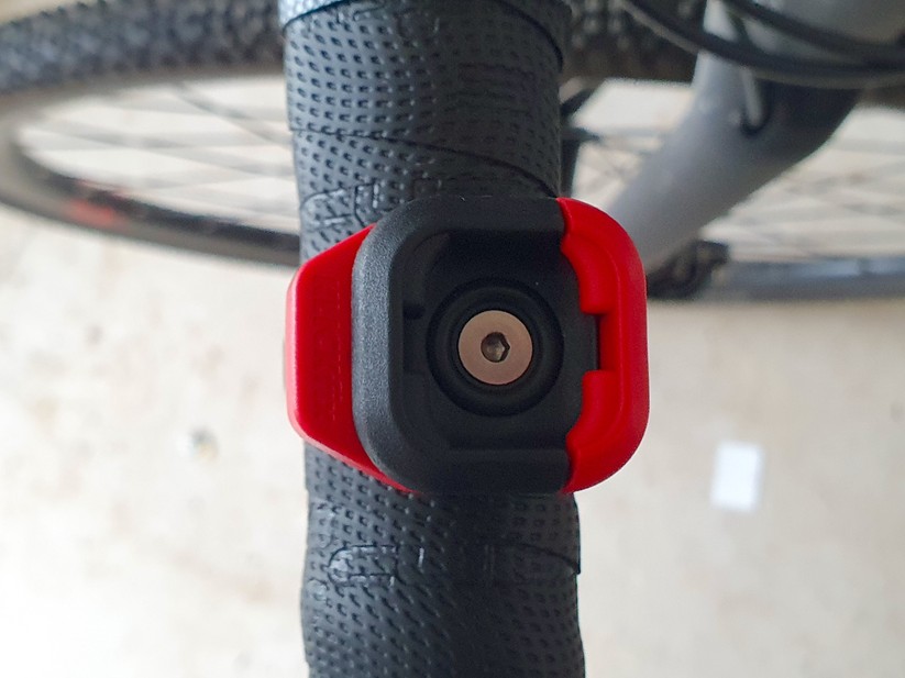 Die Klickfix-Halterung am Lenker