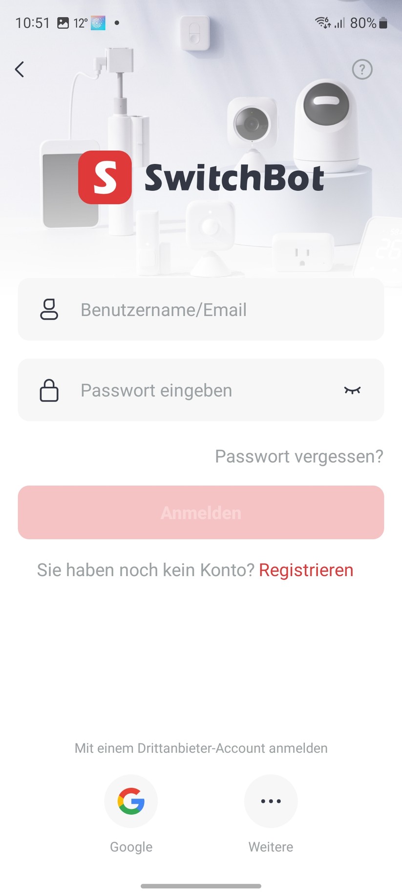 Die Einrichtung der Switchbot-Komponenten erfordert eine Registrierung. Ansonsten ist der Setup-Prozess sehr einfach. Während der Einbindung liefert die App informative Erklärungen, Grafiken und Videos zu den einzelnen Komponenten hinsichtlich Einrichtung, Konfiguration und Betrieb. Vorbildlich.
