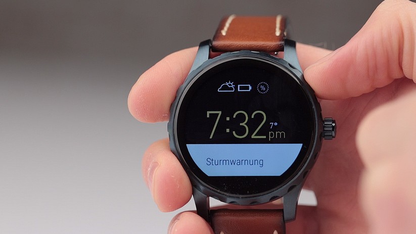 Auf der Q Marshal läuft Android Wear in Version 1.5.