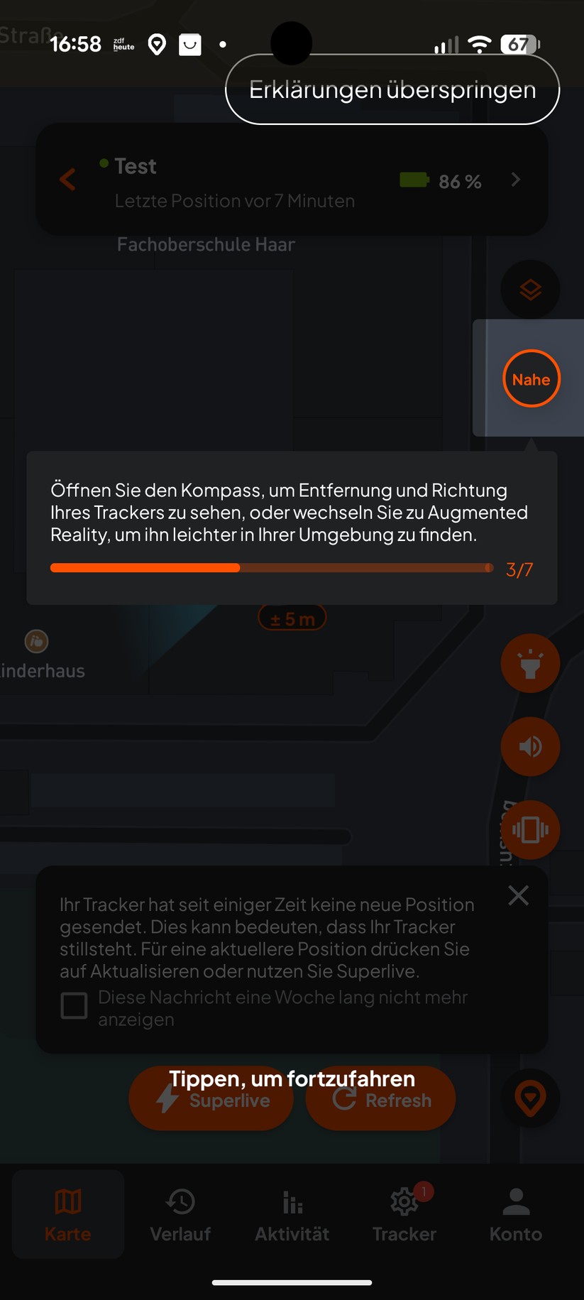 Weenect XT – Bilderstrecke