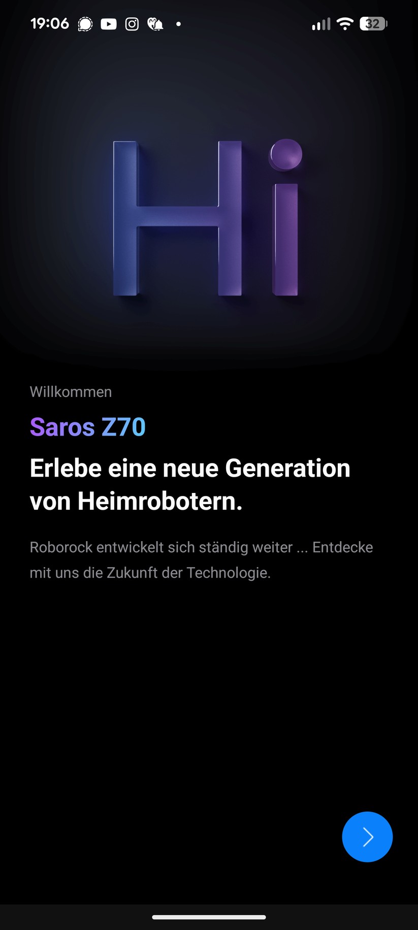 Roborock Saros Z70 – App & Einrichtung