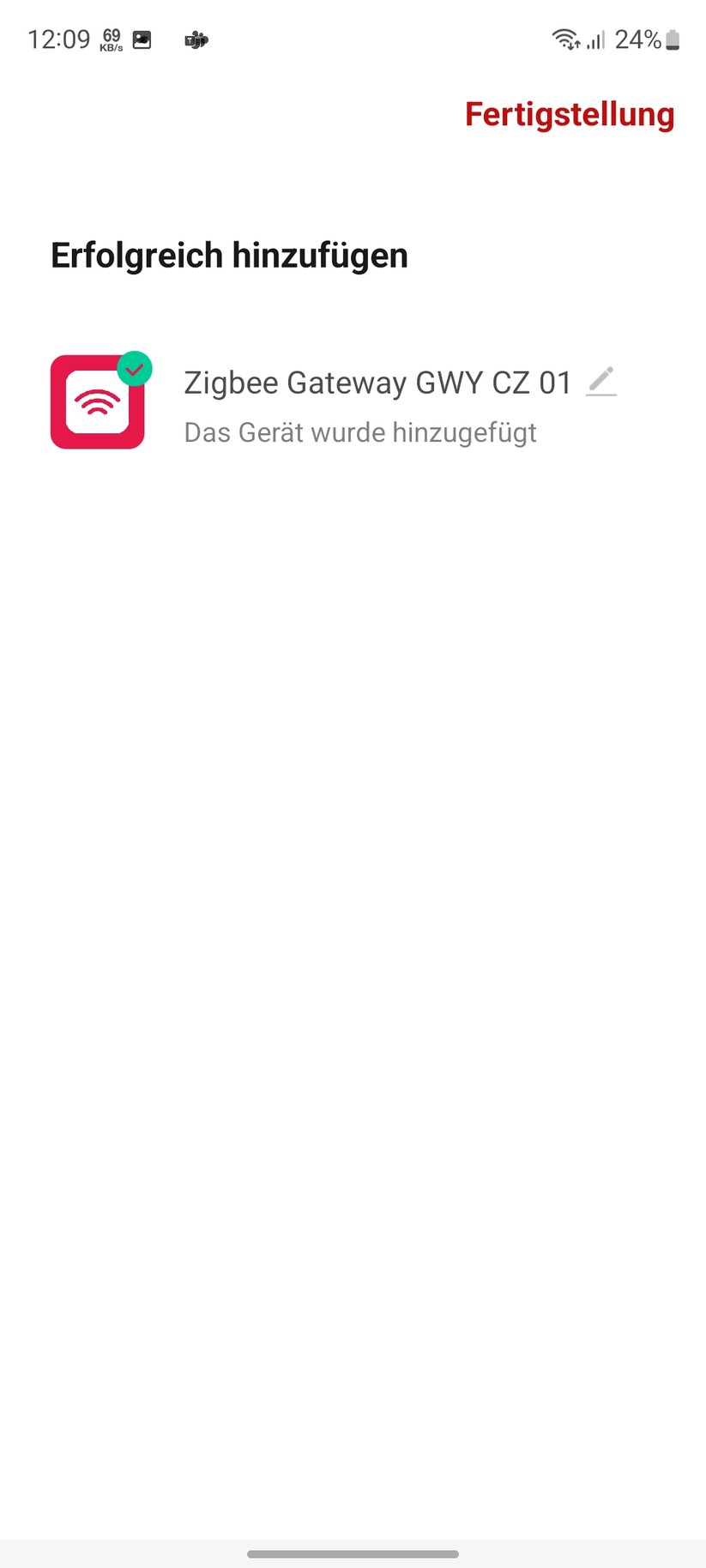  App - Inbetriebnahme