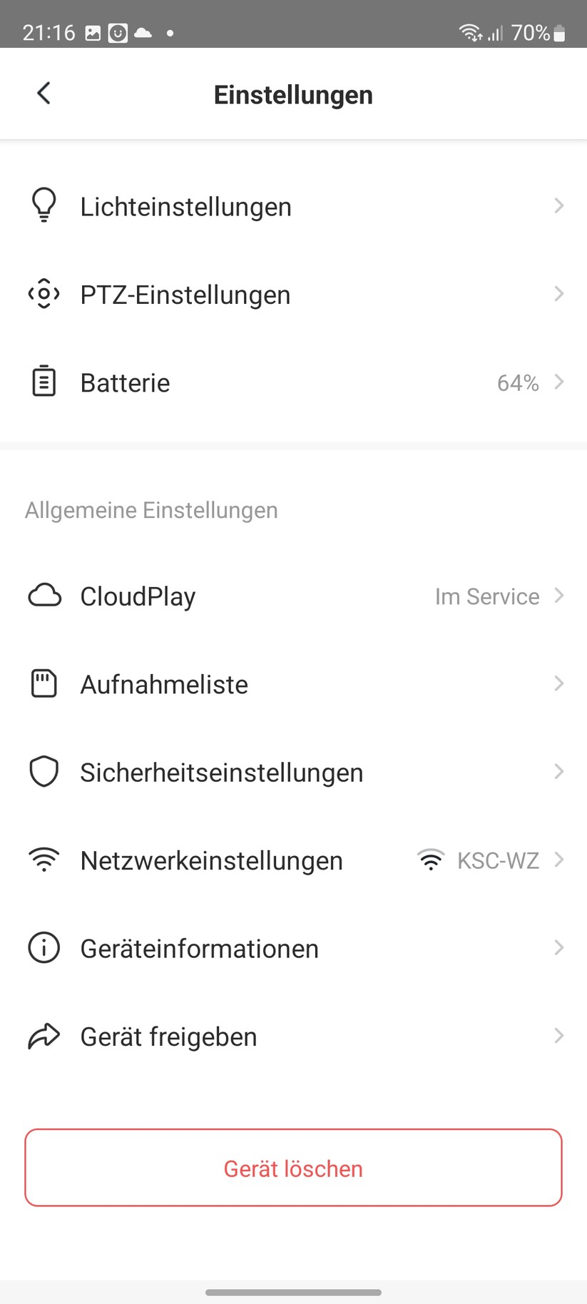 Ezviz CB8 2K: App, Einstellungen, Nachtsicht
