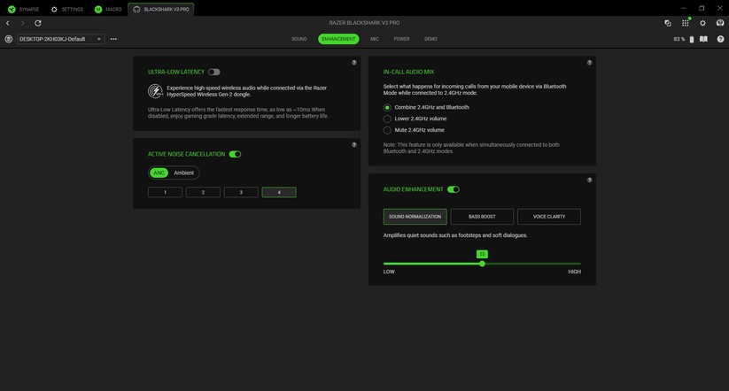 Razer Blackshar V3 Pro - Bilder App 